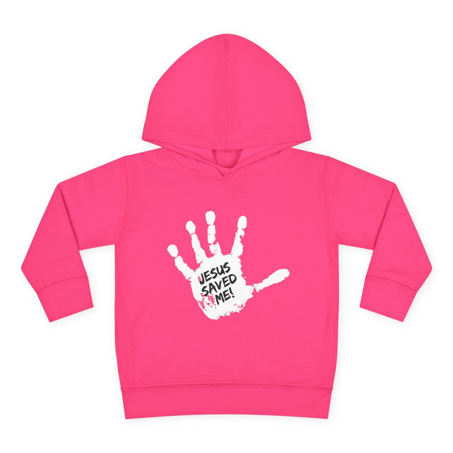 Toddler - Jesus Saved Me Fleece Hoodie, Love Like Jesus John 13:34 (Front & Back Design)