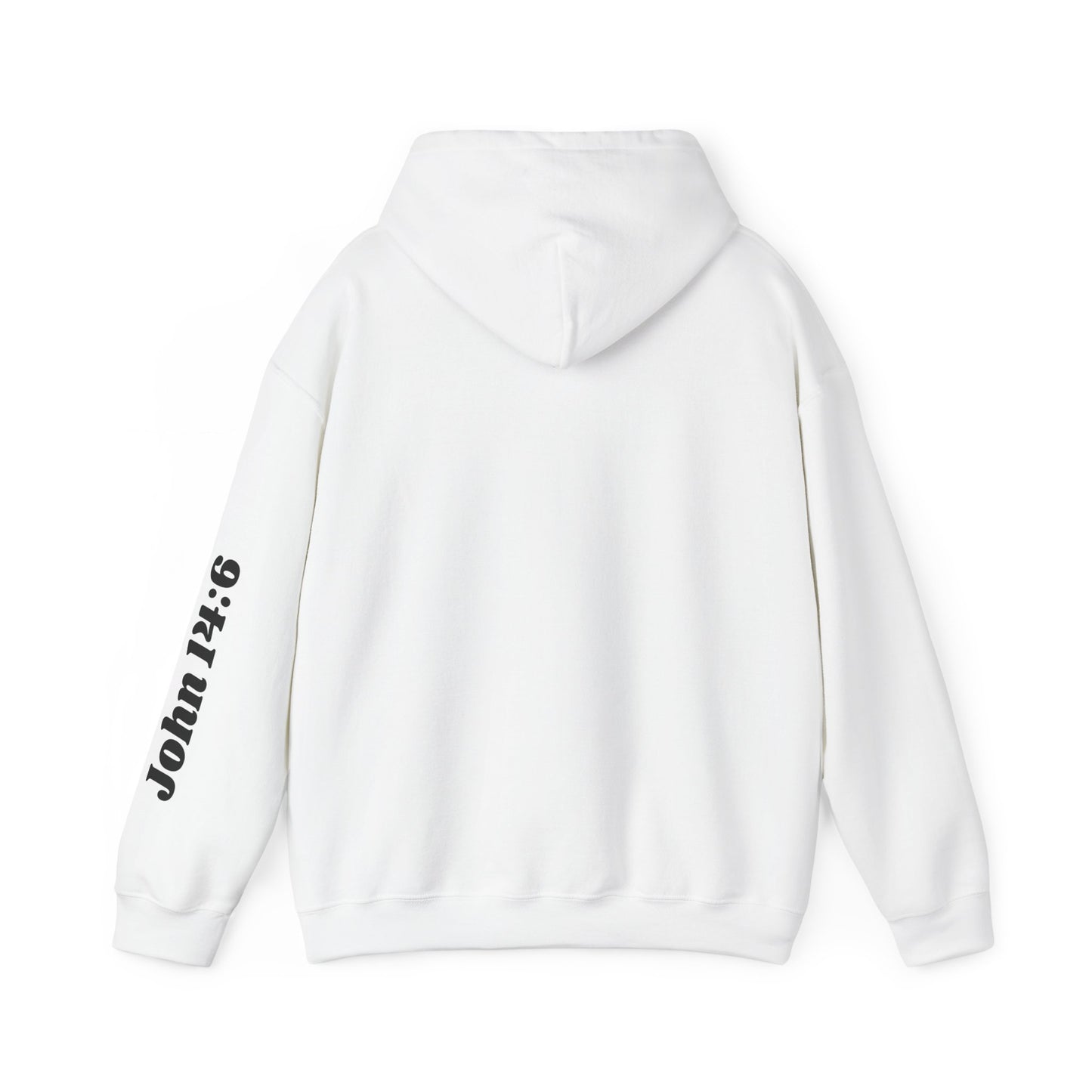 Adult Unisex - Jesus is King Hoodie, John 14:6 Sleeve