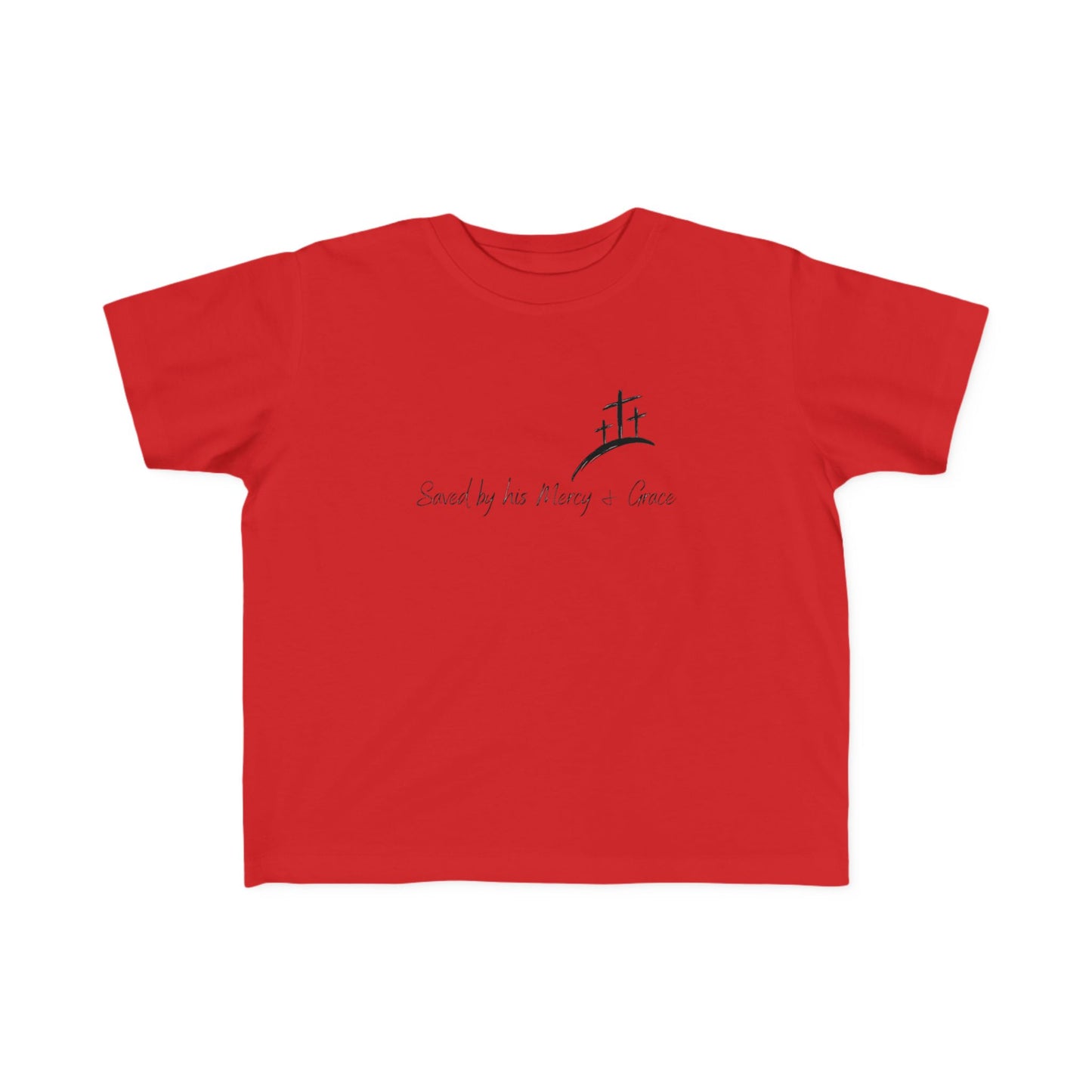 Toddler - Saved by His Mercy & Grace Tee