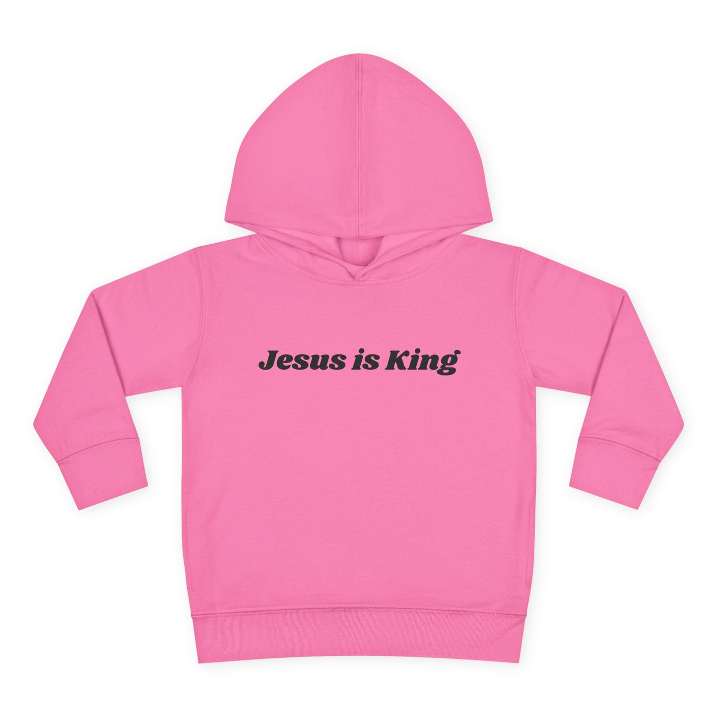 Toddler - Jesus is King Fleece Hoodie (Front & Back Design)