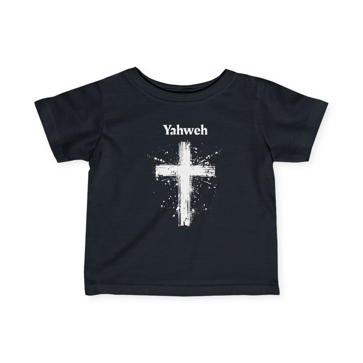Infant Yahweh Cross Fine Jersey Tee - Covered by Faith