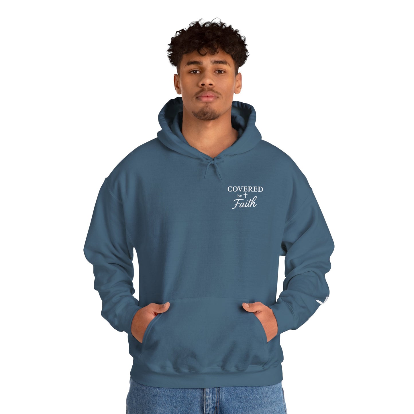 Adult Unisex Faith-Inspired Hooded Sweatshirt - Inspirational Gift for Christians, Cozy Spiritual Wear