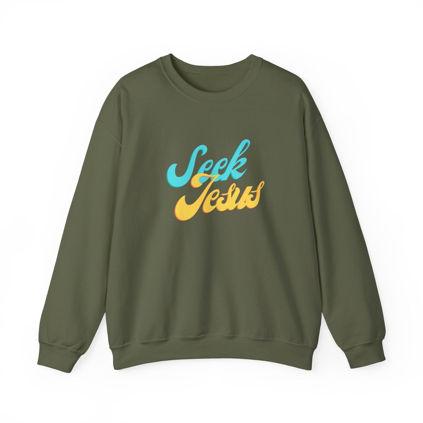 Adult Unisex - Seek Jesus Crewneck Sweatshirt