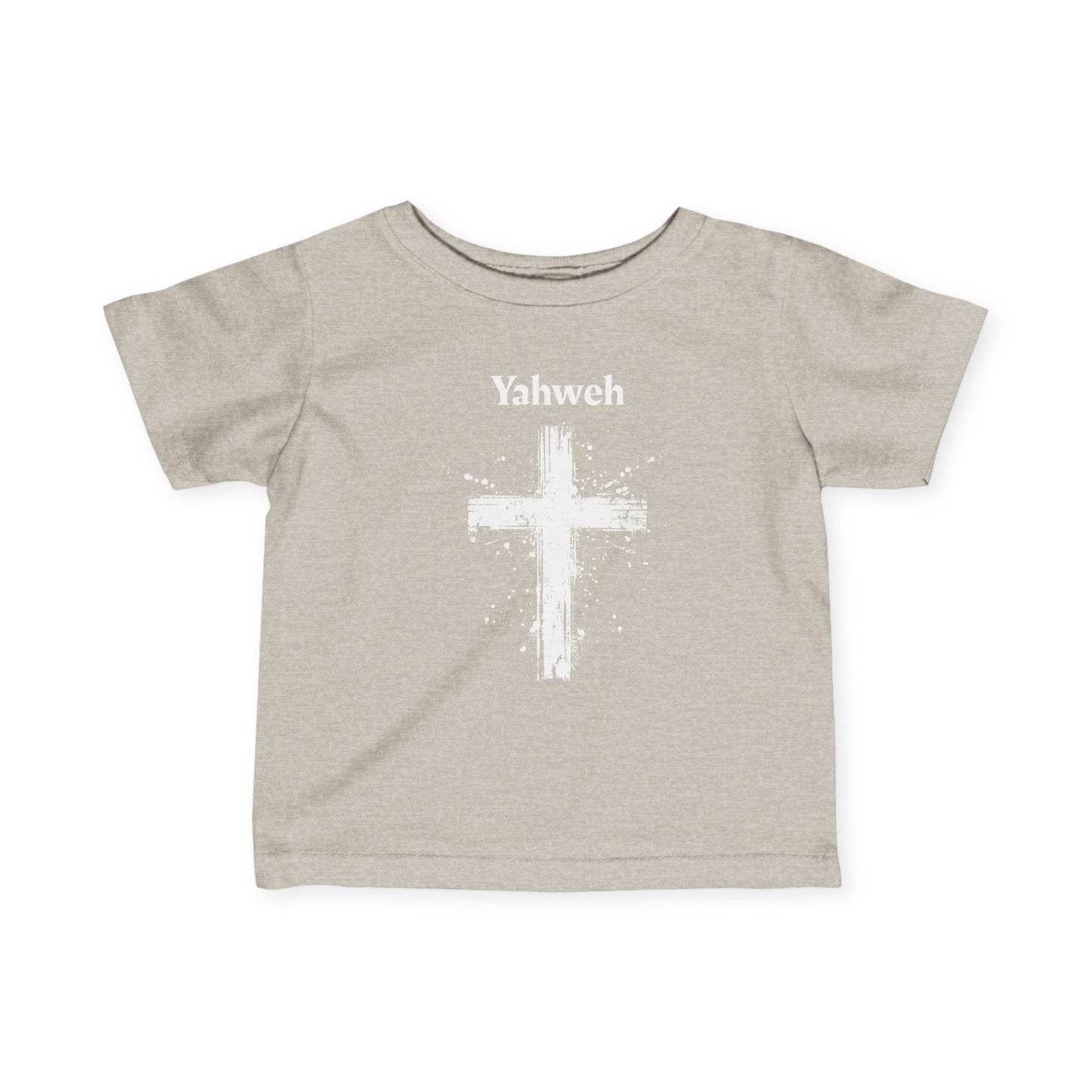 Infant Yahweh Cross Fine Jersey Tee - Covered by Faith
