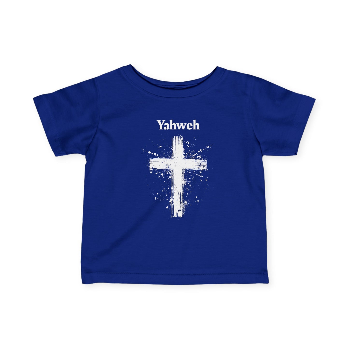 Infant Yahweh Cross Fine Jersey Tee - Covered by Faith