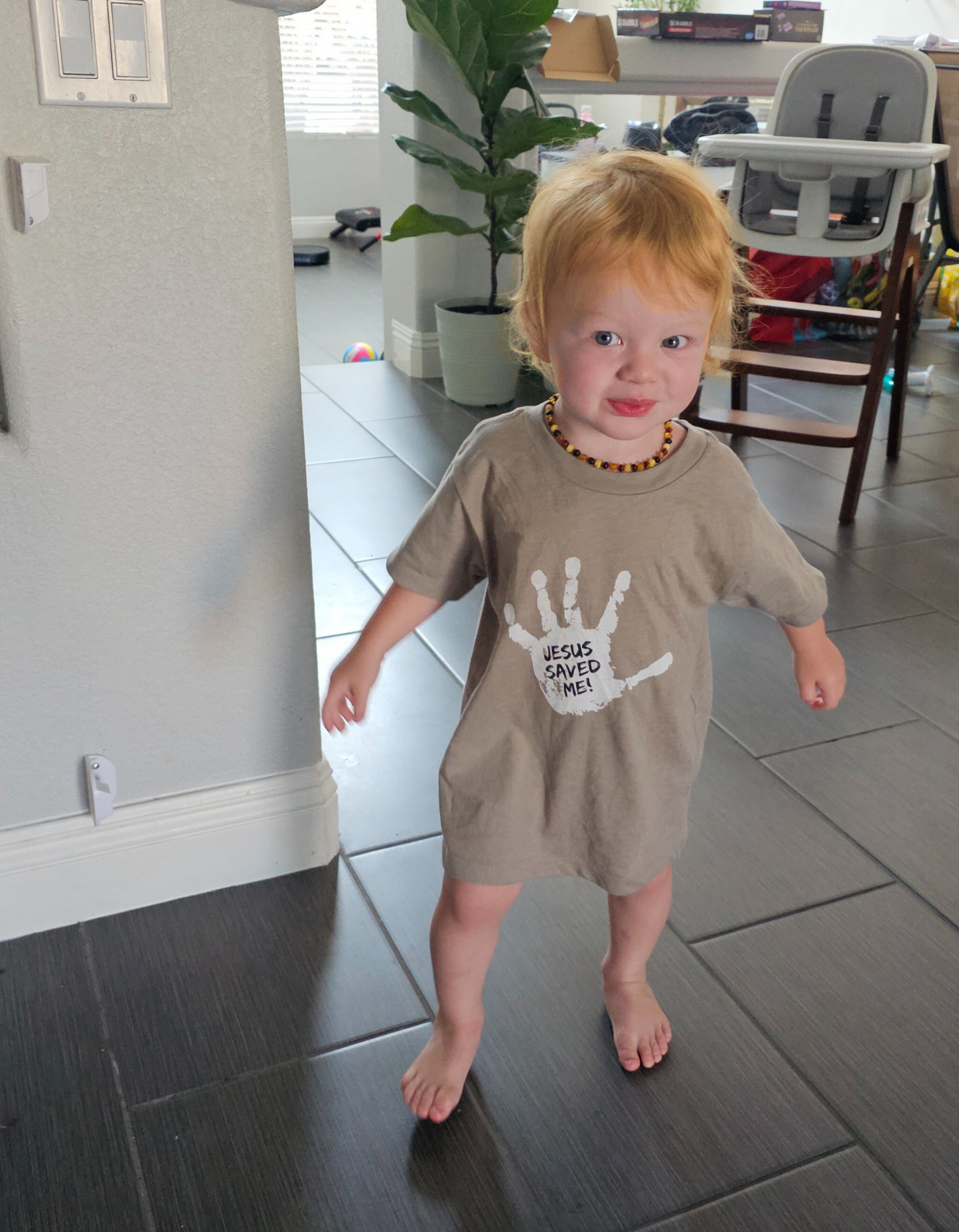 Toddler - Jesus Saved Me Short Sleeve Tee