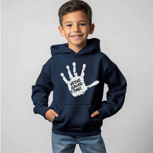 Toddler - Jesus Saved Me Fleece Hoodie, Love Like Jesus John 13:34 (Front & Back Design)