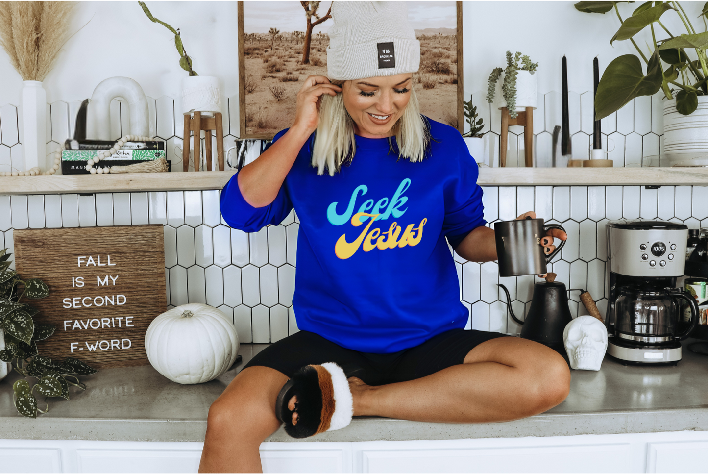 Adult Unisex - Seek Jesus Crewneck Sweatshirt